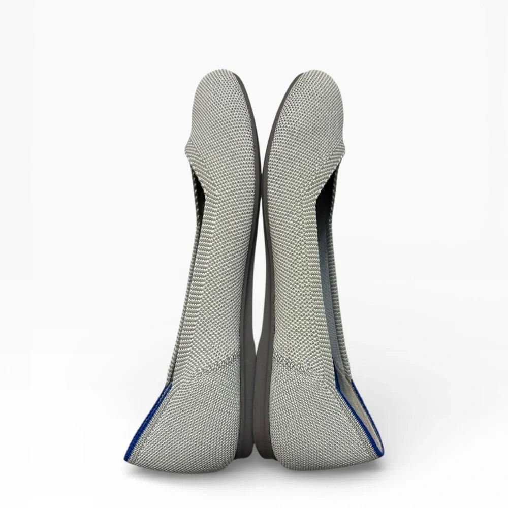 Rothy's Women's the square Gray Flat ballet shoes 8